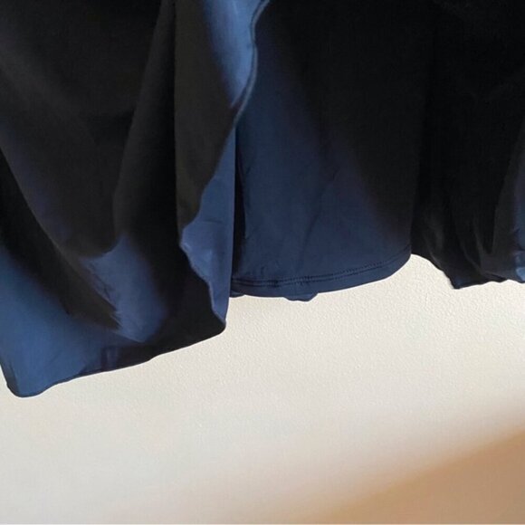 Summer Mae Maternity Swim Dress 2X Black Ruffle Skirt Biker Short Bra Modest NEW - Picture 7 of 15